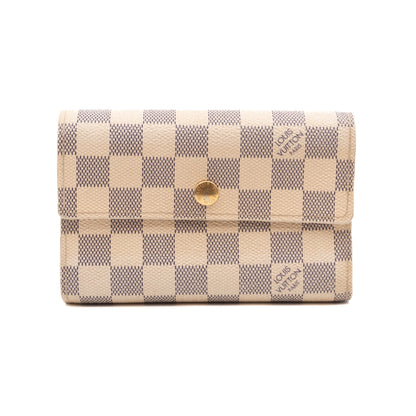 Alexandra Wallet Damier Azur