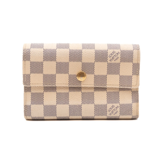 Alexandra Wallet Damier Azur