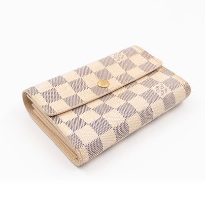 Alexandra Wallet Damier Azur