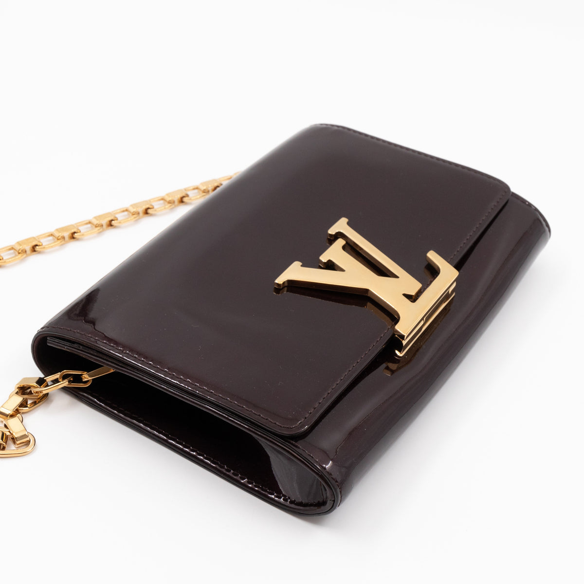 Louis-vuitton Chain Louise GM Amarante Vernis