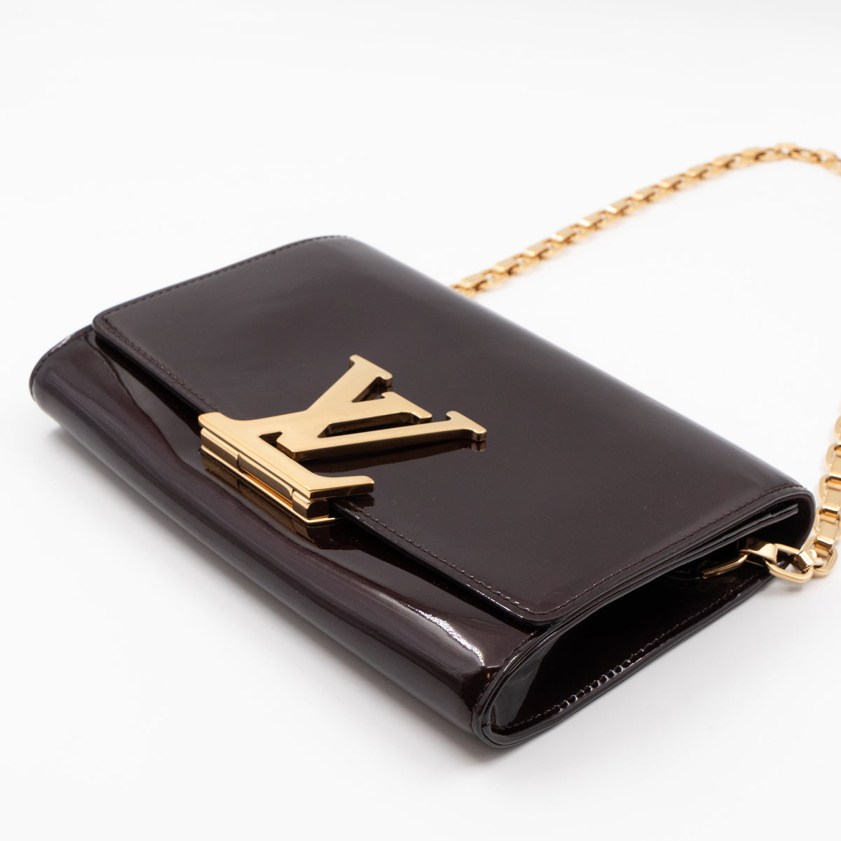 Louis-vuitton Chain Louise GM Amarante Vernis