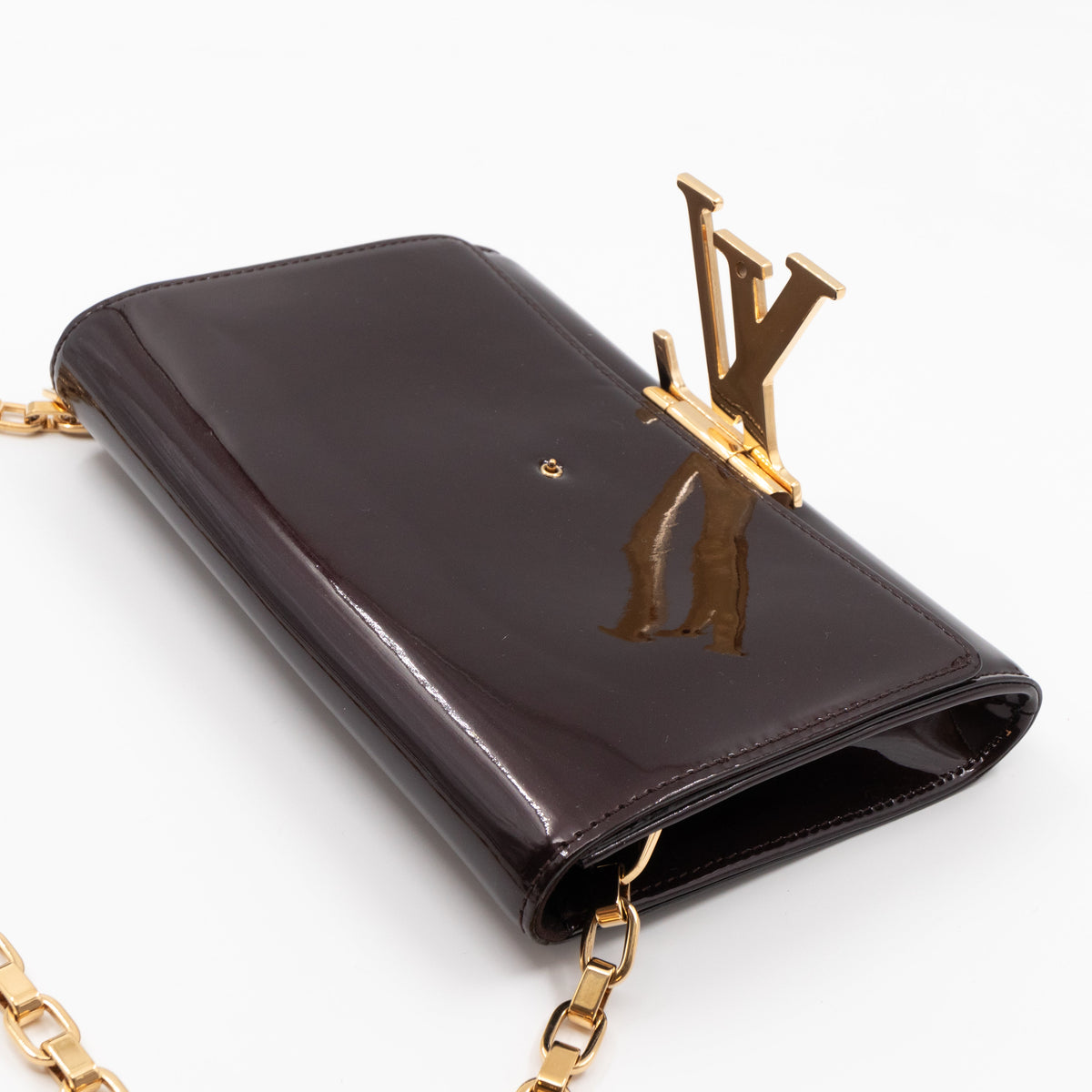 Louis-vuitton Chain Louise GM Amarante Vernis