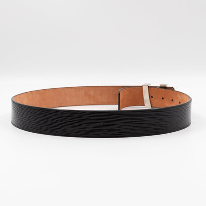 LV Initiales Belt 40 mm 85 cm Noir Electric Epi