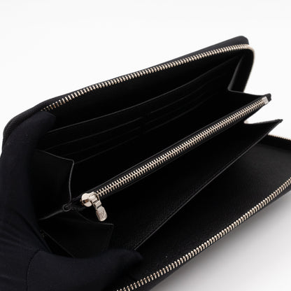 Louis-vuitton Zippy Organiser Wallet Epi Noir Electric Silver