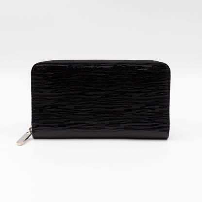 Louis-vuitton Zippy Organiser Wallet Epi Noir Electric Silver