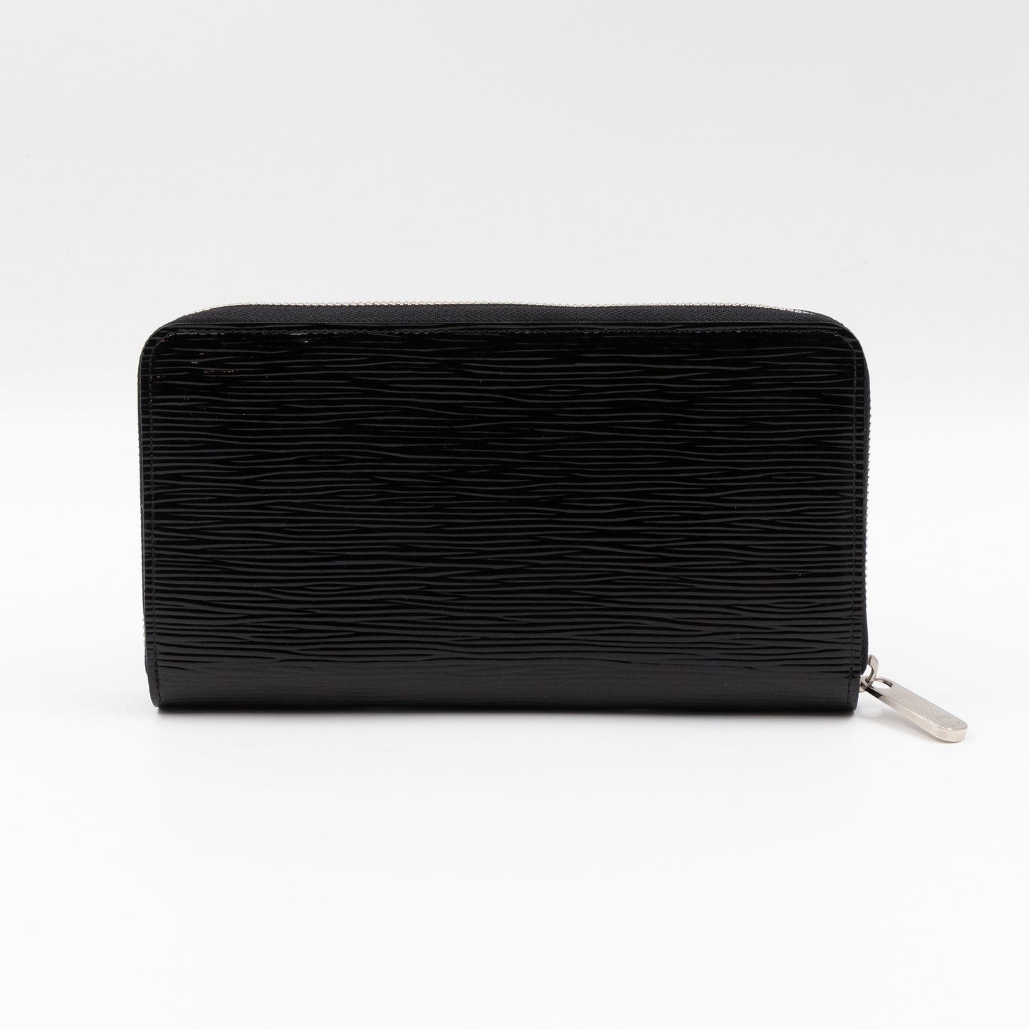Louis-vuitton Zippy Organiser Wallet Epi Noir Electric Silver