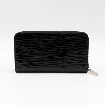 Louis-vuitton Zippy Organiser Wallet Epi Noir Electric Silver