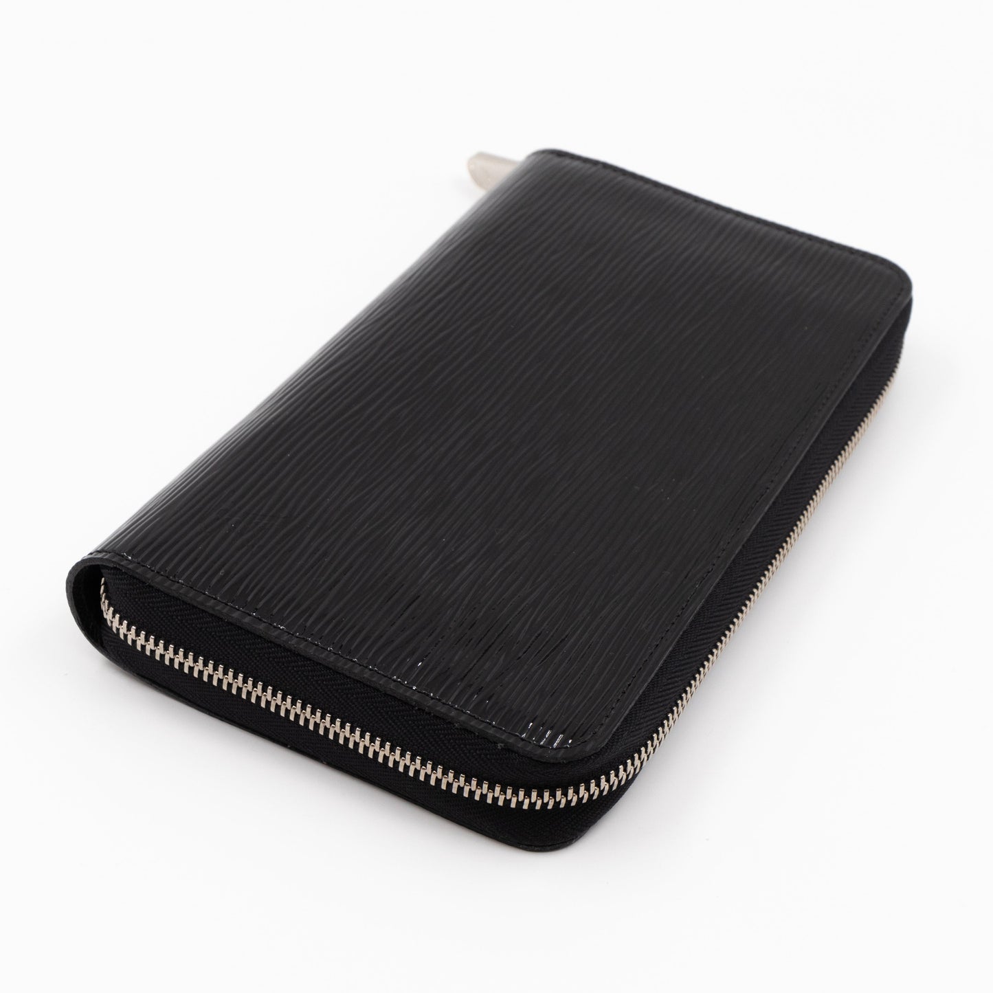 Louis-vuitton Zippy Organiser Wallet Epi Noir Electric Silver