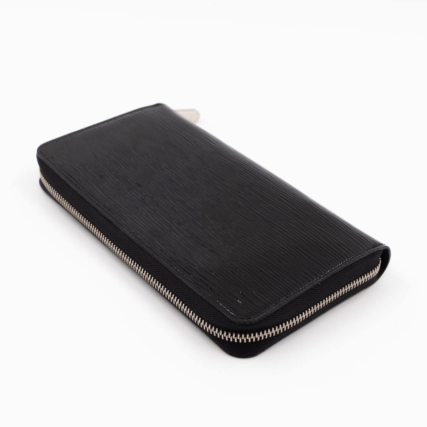 Louis-vuitton Zippy Organiser Wallet Epi Noir Electric Silver