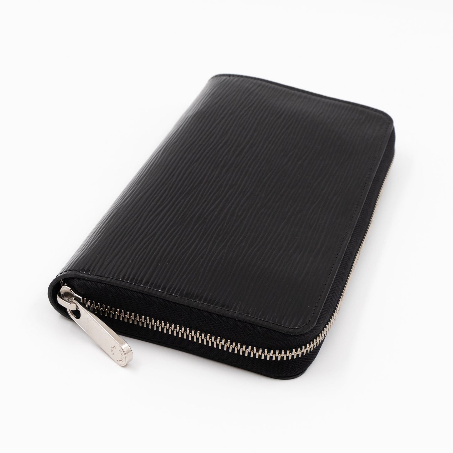 Louis-vuitton Zippy Organiser Wallet Epi Noir Electric Silver