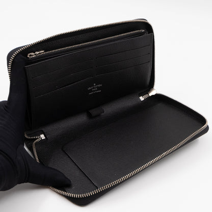 Louis-vuitton Zippy Organiser Wallet Epi Noir Electric Silver