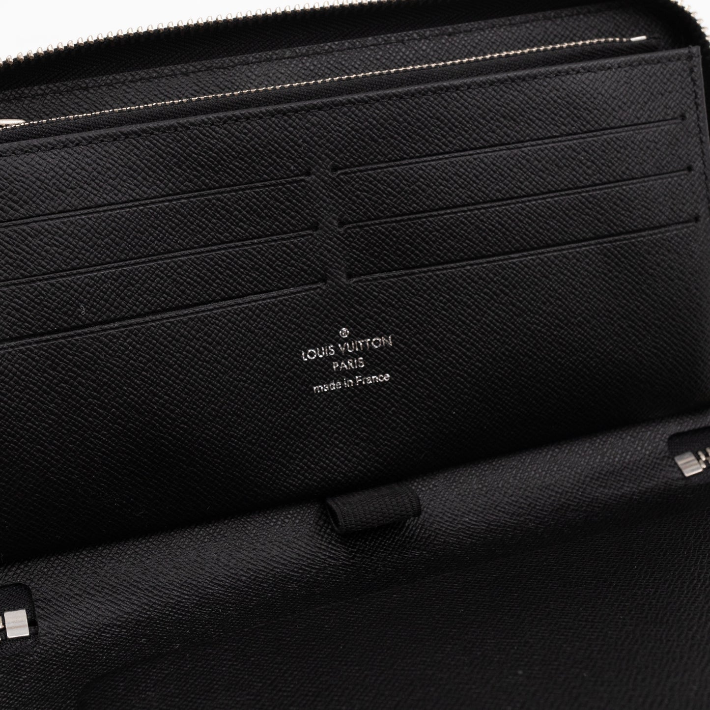 Louis-vuitton Zippy Organiser Wallet Epi Noir Electric Silver