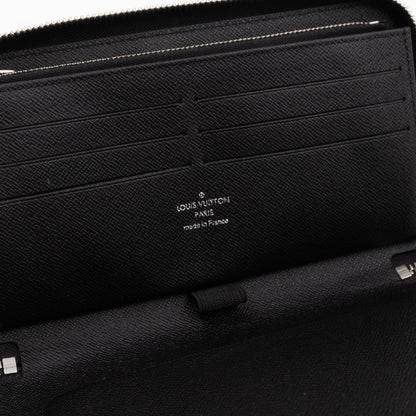 Louis-vuitton Zippy Organiser Wallet Epi Noir Electric Silver