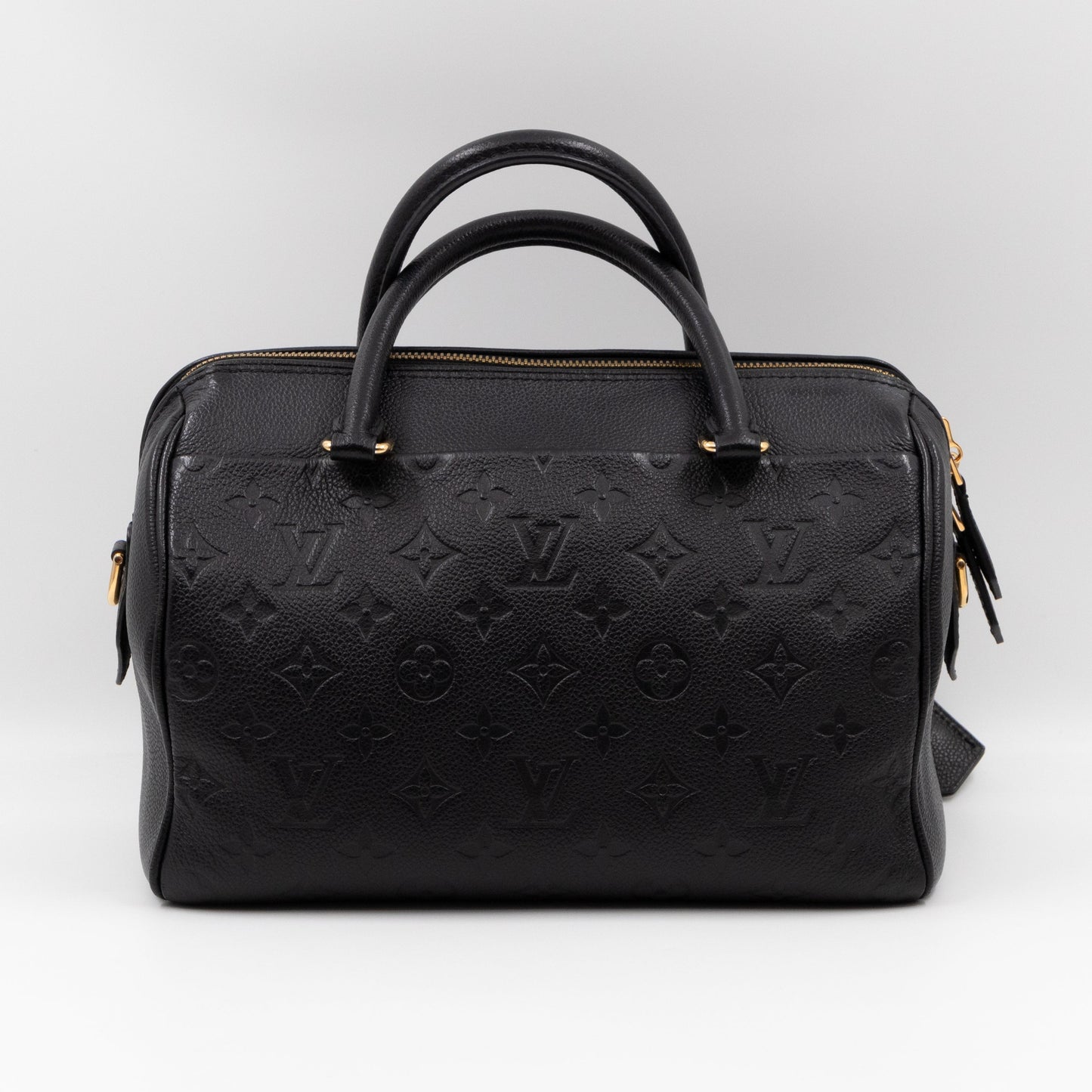 Speedy 25 Bandouliere Monogram Empreinte Black Gold