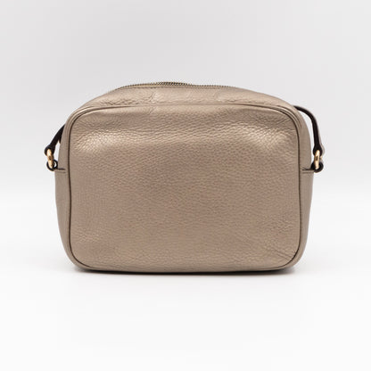 Disco Soho Champagne Metallic Leather