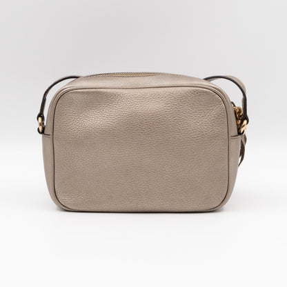 Disco Soho Champagne Metallic Leather