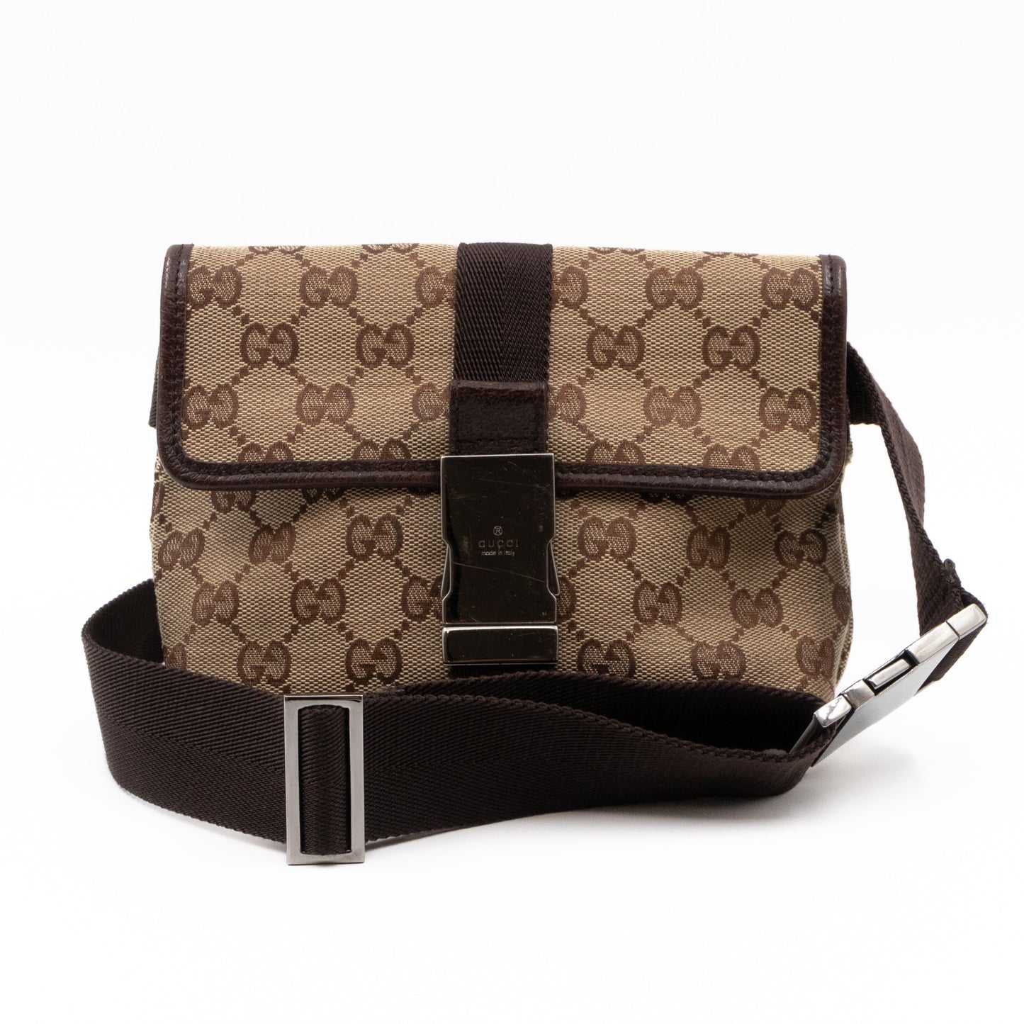 Waist Bag GG Canvas Brown