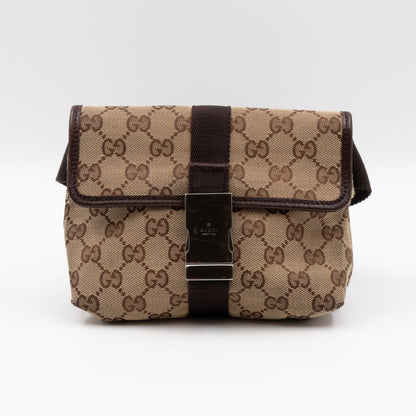 Waist Bag GG Canvas Brown