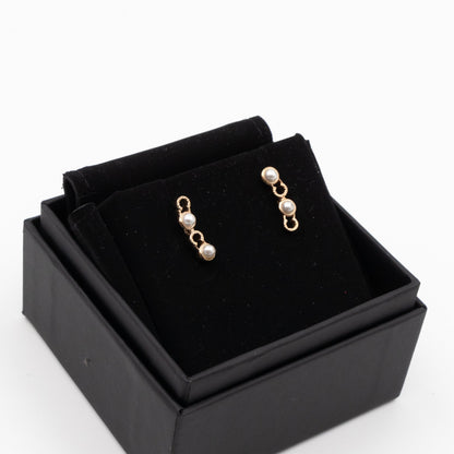 Coco Letters Pearl Earrings