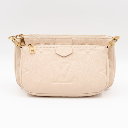 Multi Pochette Accessoires Monogram Empreinte Cream