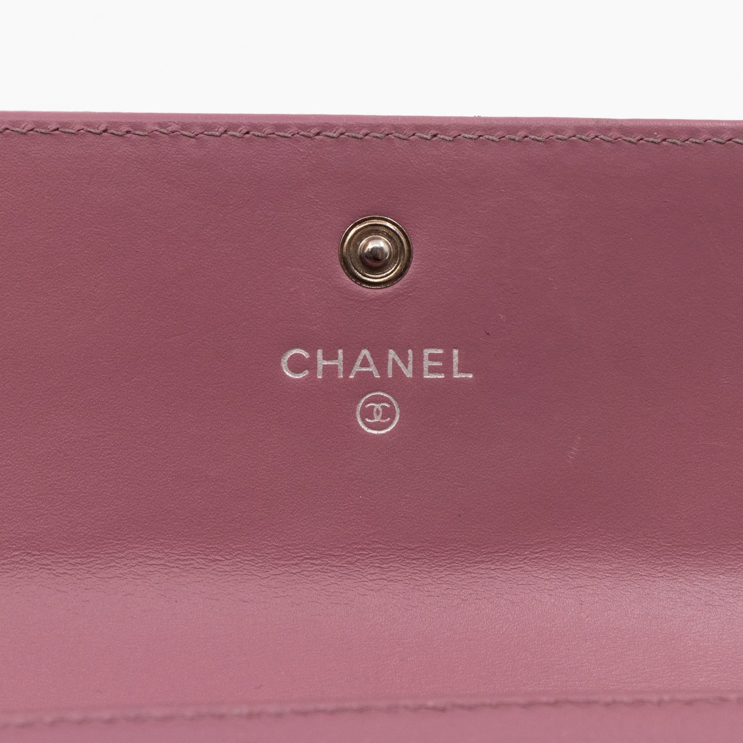 Continental Flap Wallet Mauve Caviar