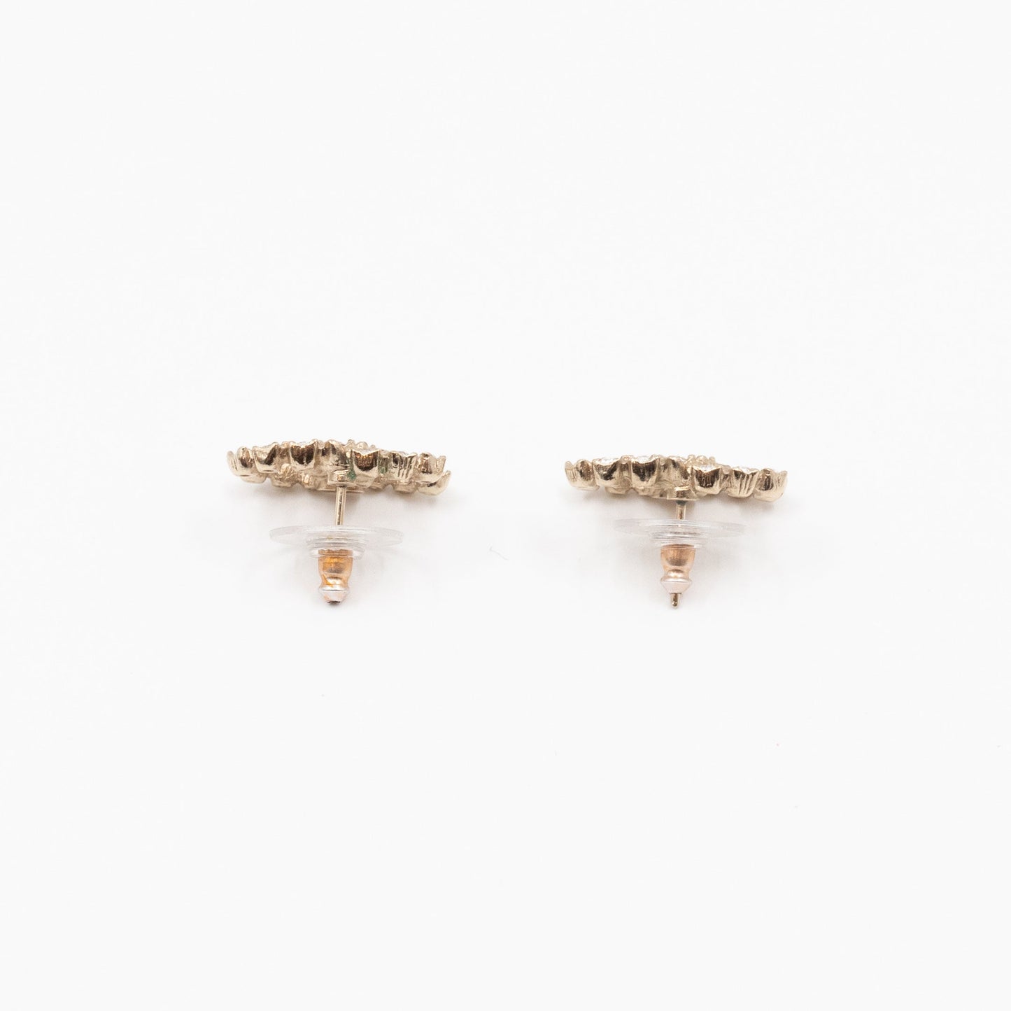 CC Crystal Earrings Light Gold