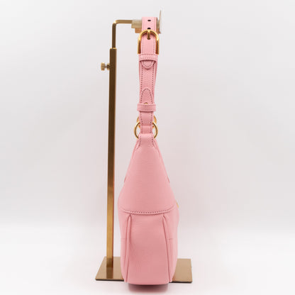 Aphrodite Small Shoulder Bag Light Pink Leather