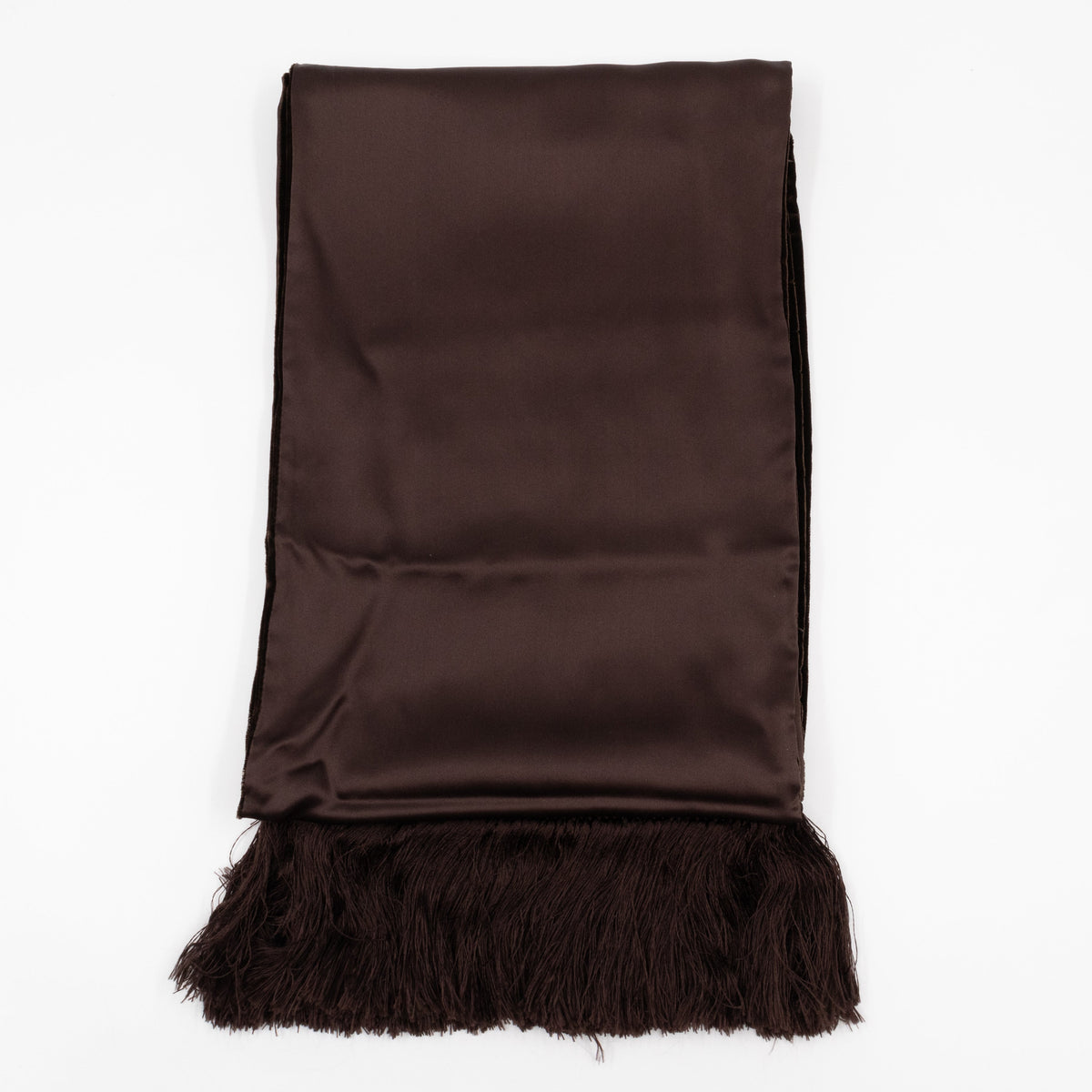 Louis-vuitton Velvet Stole Scarf Brown