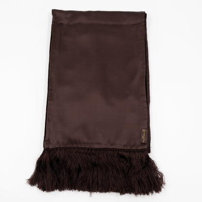 Louis-vuitton Velvet Stole Scarf Brown