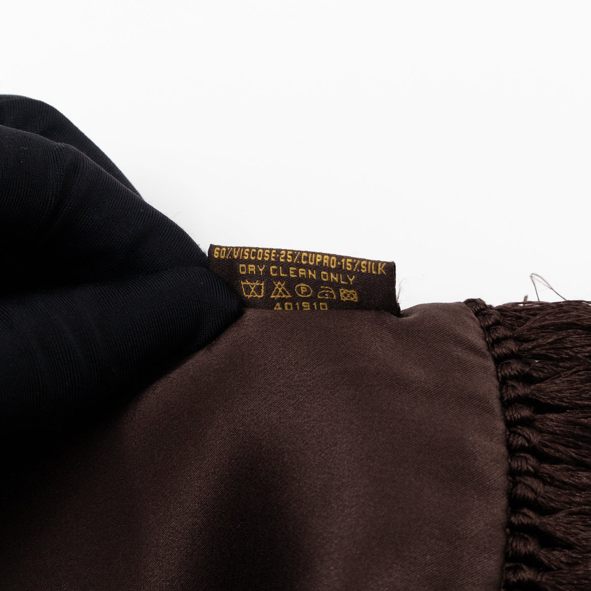 Louis-vuitton Velvet Stole Scarf Brown