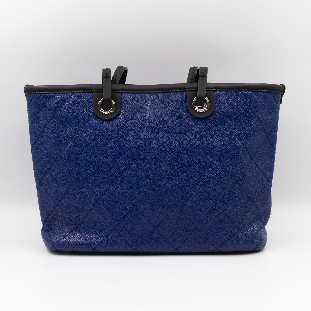 Shopping Fever Tote Bag Dark Blue Caviar