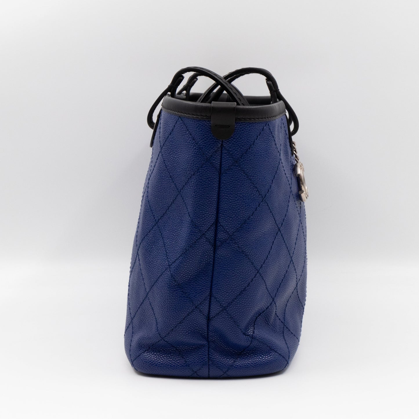 Shopping Fever Tote Bag Dark Blue Caviar