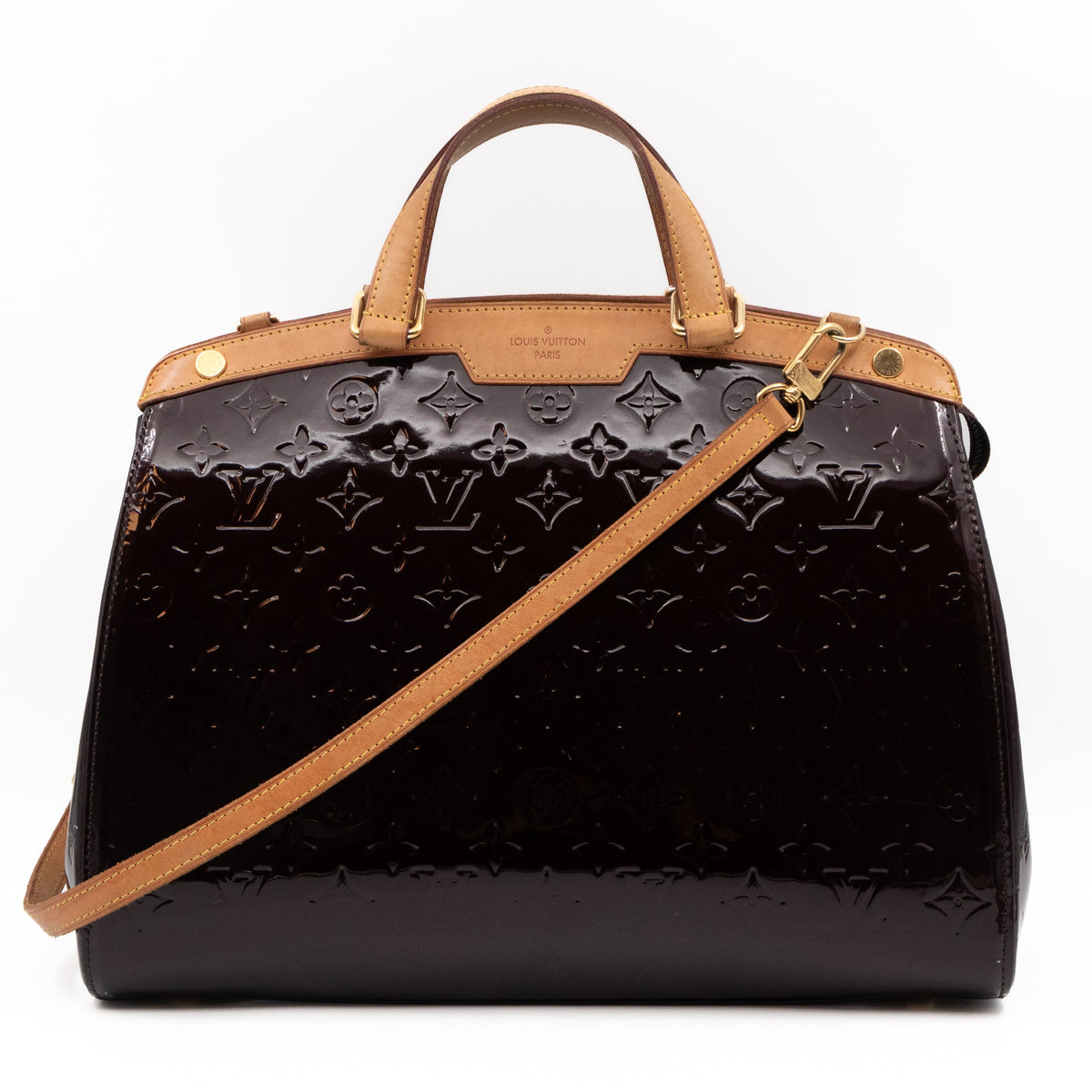 Louis-vuitton Brea GM Vernis Amarante