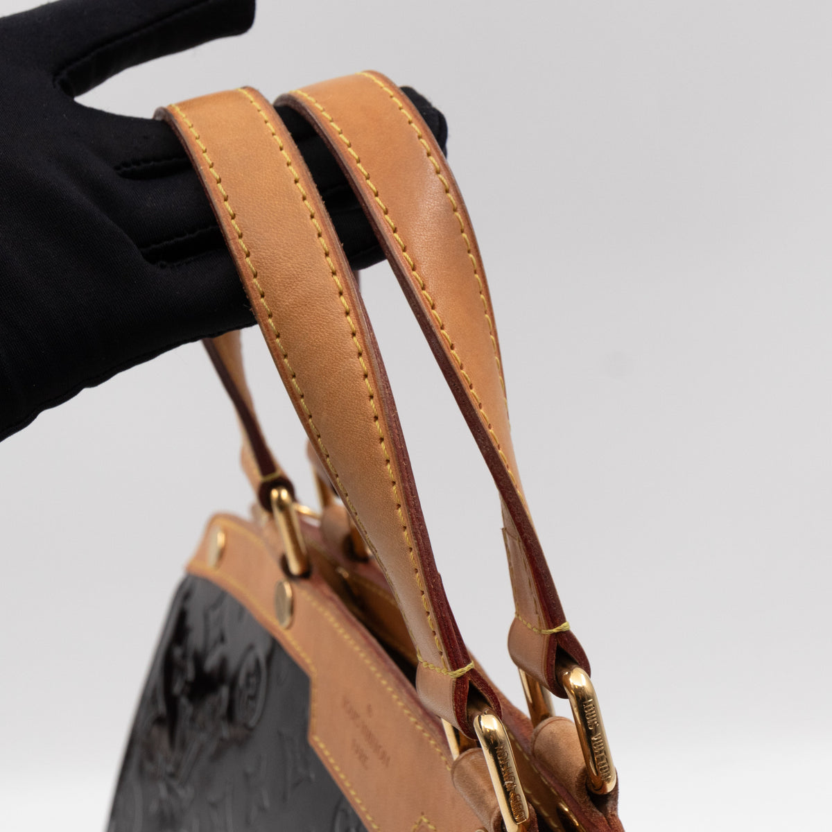 Louis-vuitton Brea GM Vernis Amarante