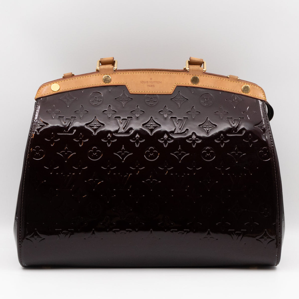 Louis-vuitton Brea GM Vernis Amarante