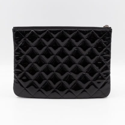 Classic Medium O Case Black Patent Leather
