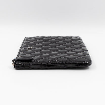 Classic Medium O Case Black Patent Leather