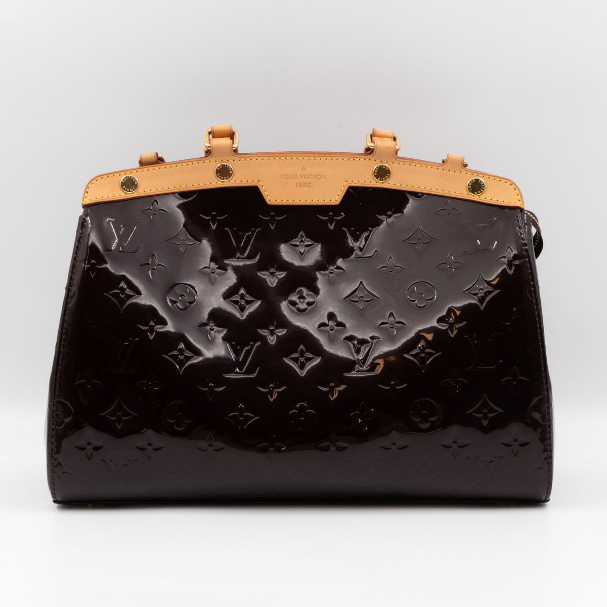 Louis-vuitton Brea MM Vernis Amarante