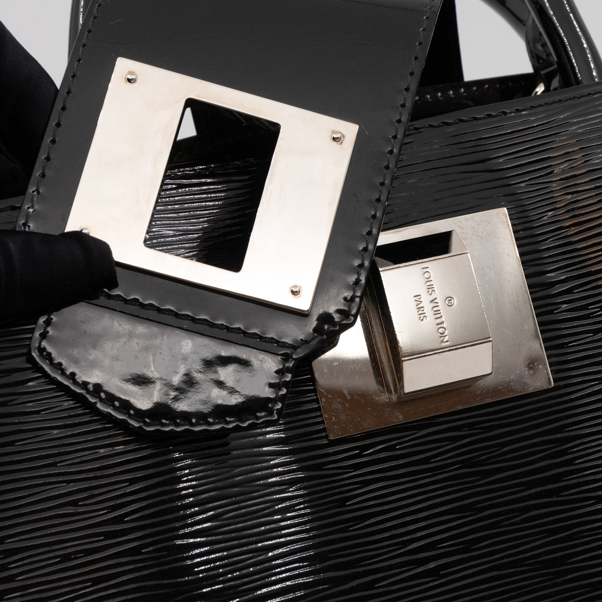 Louis-vuitton Mirabeau GM Black Electric Epi Leather