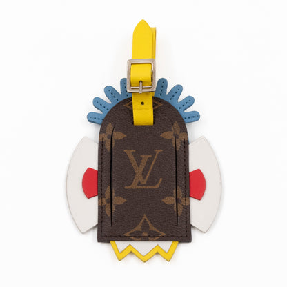 Tribal Mask Monogram Luggage Tag Limited Edition