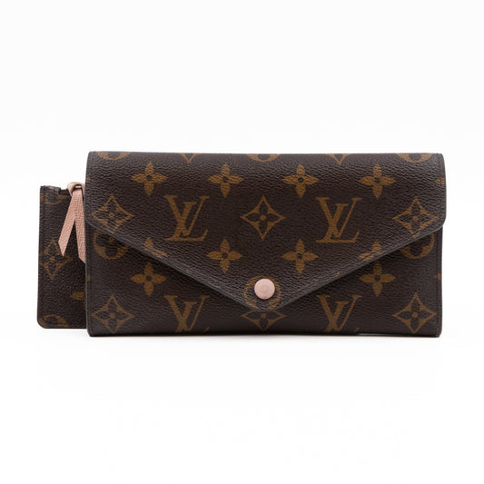 Josephine Wallet Monogram Rose Ballerine