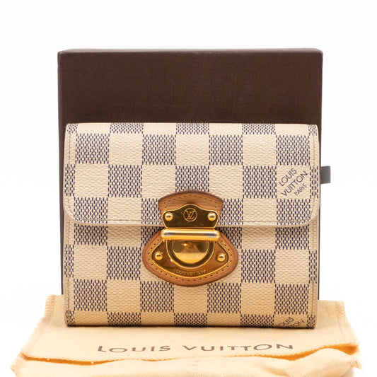 Joey Wallet Damier Azur
