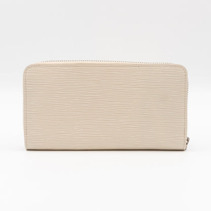 Zippy Wallet Ivory Epi Leather