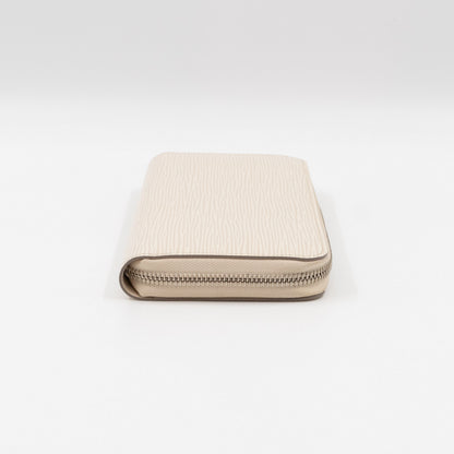 Zippy Wallet Ivory Epi Leather