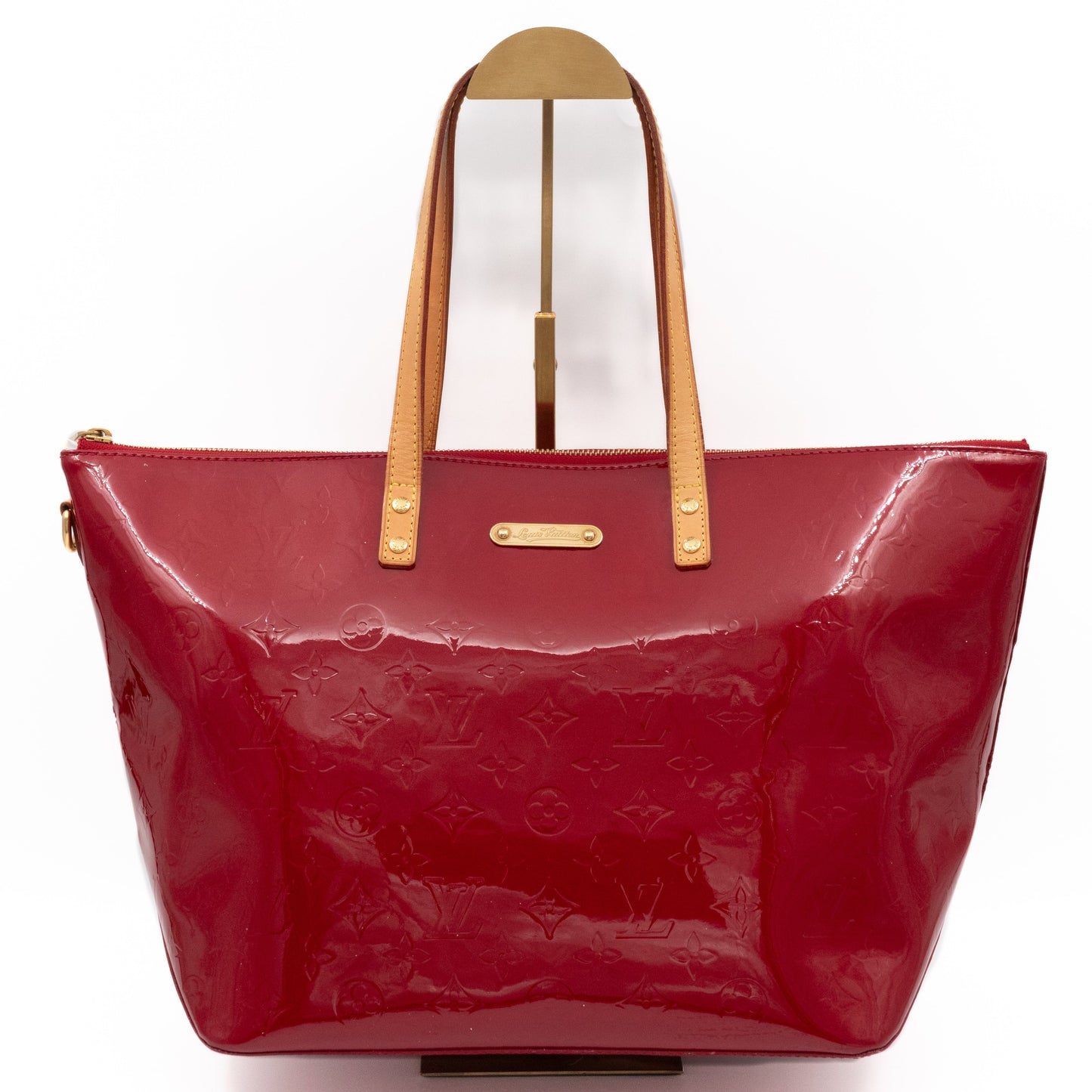 Louis-vuitton Bellevue GM Monogram Red Vernis