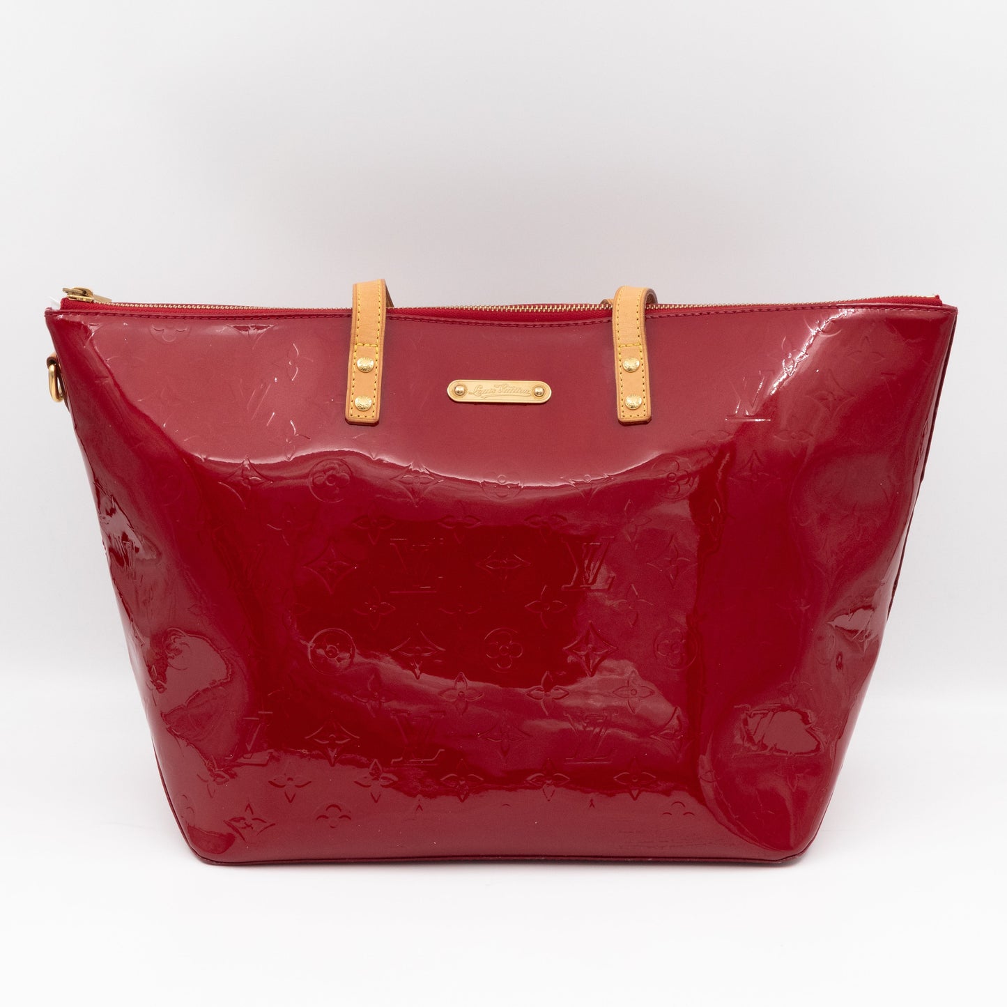 Louis-vuitton Bellevue GM Monogram Red Vernis