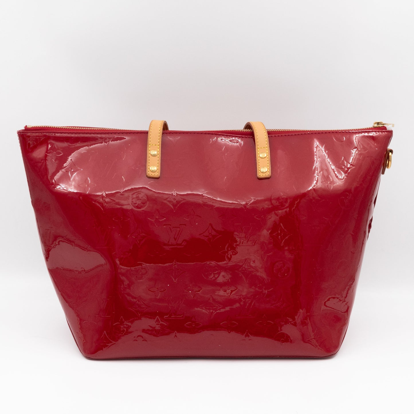 Louis-vuitton Bellevue GM Monogram Red Vernis