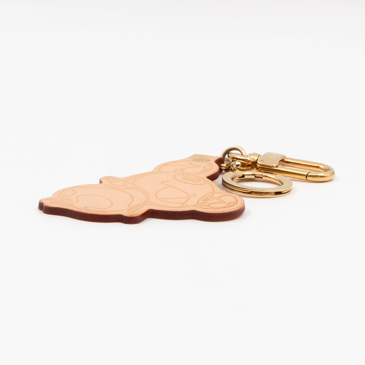 Louis-vuitton Porte Cles Panda Vachetta Murakami Charm Keychain