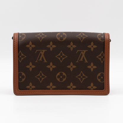 Louis-vuitton Dauphine Chain Wallet Monogram Reverse