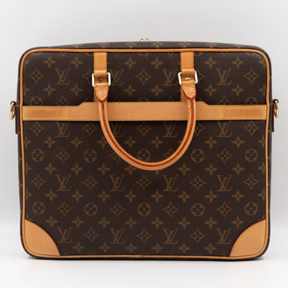 Cupertino Monogram Briefcase